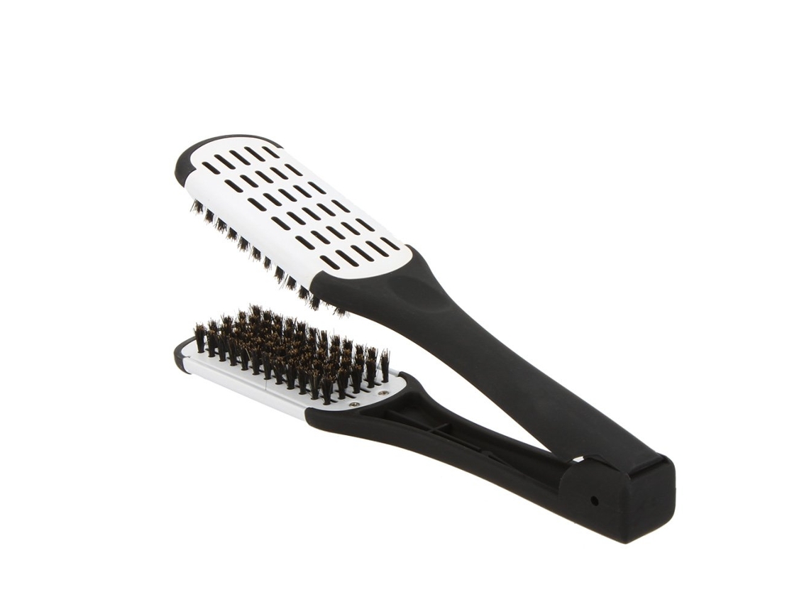 Plancha De Pelo Con Peine Para Alisar El Cabello, Cepillo De Doble