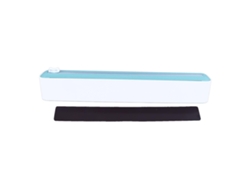 Dispensador De Película Adhesiva Reutilizable Con Cuchilla Y Franja Magnética Refillable Blanco Verde