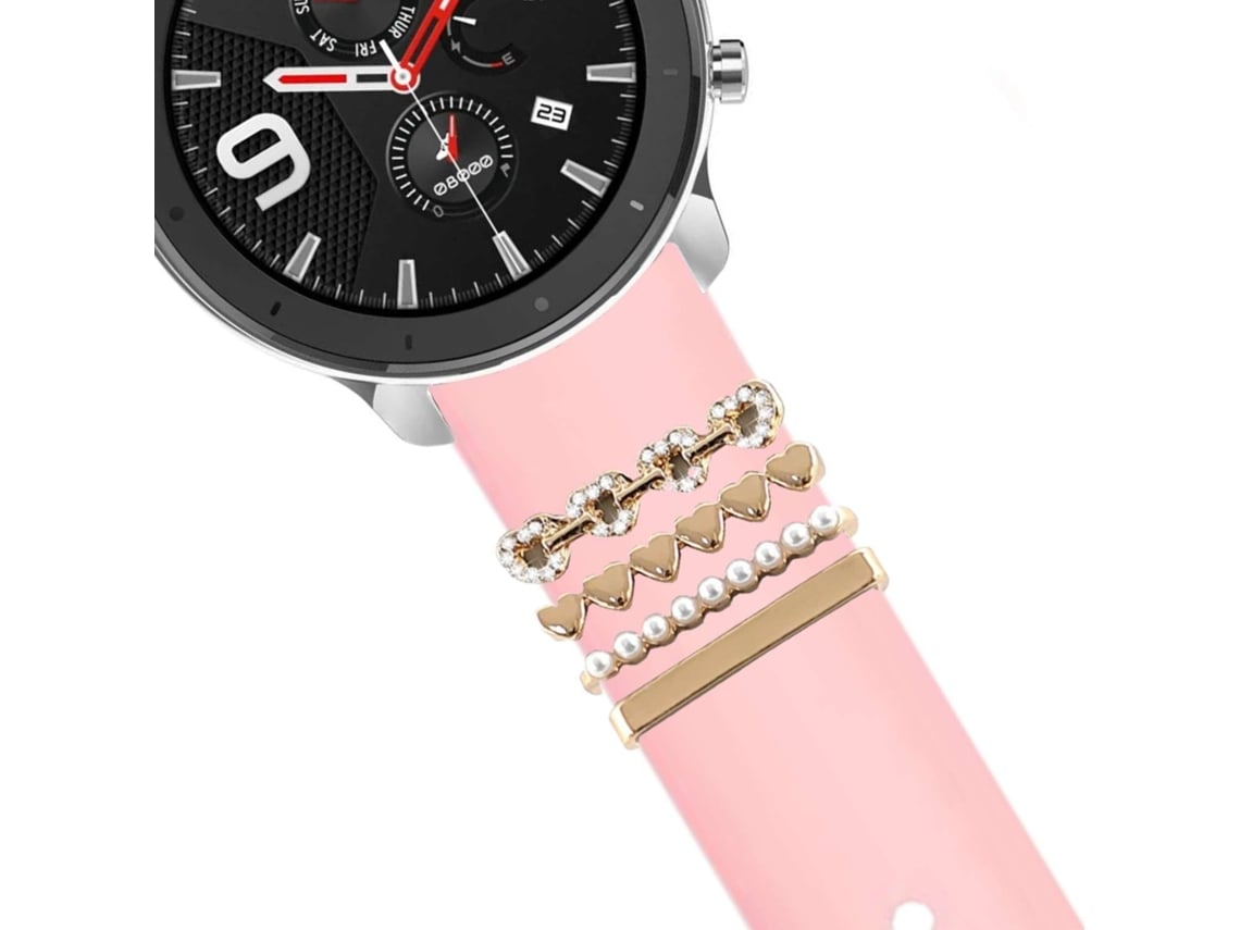 Correa Amazfit Gts Pulsera con Adorno Corazones Rosa