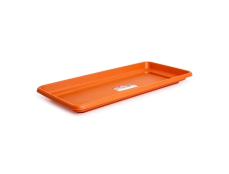 Plato para Jardinera Rectangular Reforzada de 80 cm Ancha. Terracota PLASTIC FORTE