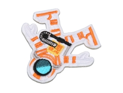 20 Parches Bordados De Astronauta Para Coser, Decorar Ropa Y Bolsos.
