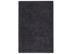 Tapete Casa De Banho Goela Preto 60 X 90 Cm Algodão