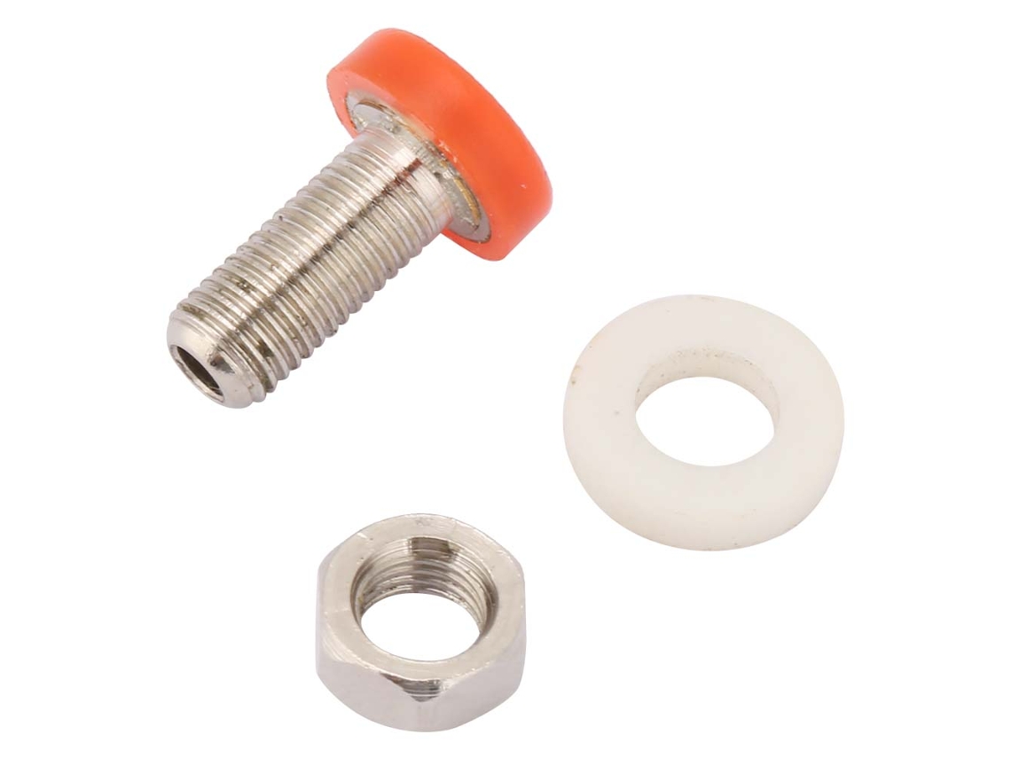 Yncm2026-10pcs Conector De Terminal Jack Banana Rojo 2mm Panel De Enchufe De Cobre