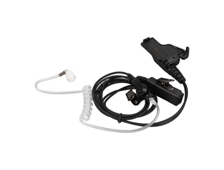 HURRISE Auricular de tubo acústico Auricular de radio de 2 vías Reproductor de sonido Auricular de tubo de aire