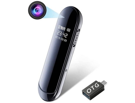 Mini Cámara Spy ENKERS 1080P HD Negro (9128607405460)