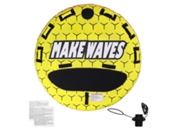 Flotador inflable remolcable para 3 personas, duradero, nailon reforzado, 231 kg Tekmaquinas