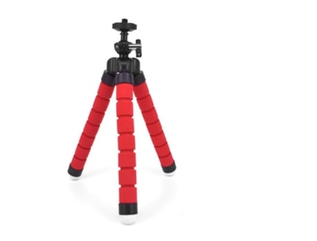 Trípode SLOWMOOSE para iPhone 11 Pro Max /Samsung / Xiaomi Rojo