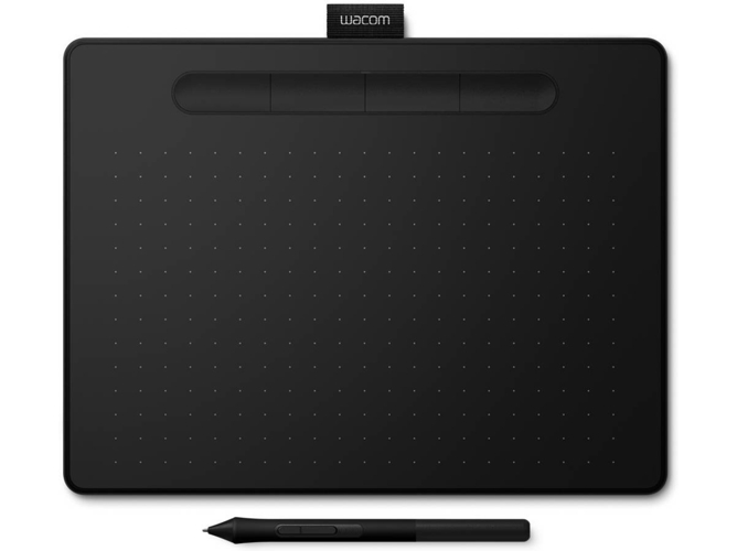 Tableta Gráfica WACOM M Intuos (Bluetooth - 216 x 135 mm - 2540 lpi)