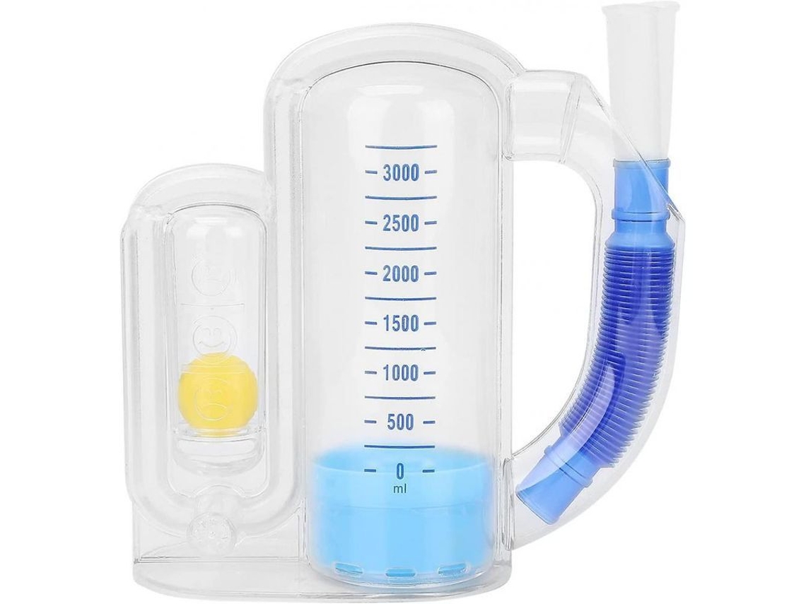 Ejercitador respiratorio pulmonar de 3000 ml