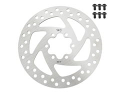 Disco De Freno De Acero Inoxidable De 140 Mm Para Patinete Eléctrico Con 6 Tornillos - Accesorio De Modificación