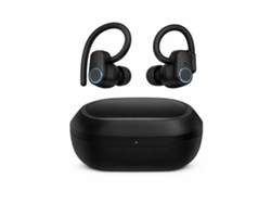Auriculares deportivos inalámbricos Accetel EPW615B negros + estuche de carga