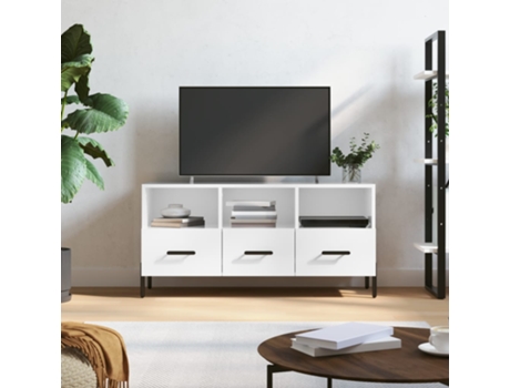 Mueble De Tv VIDAXL Blanco Madera contrachapada (102x36x50 cm)