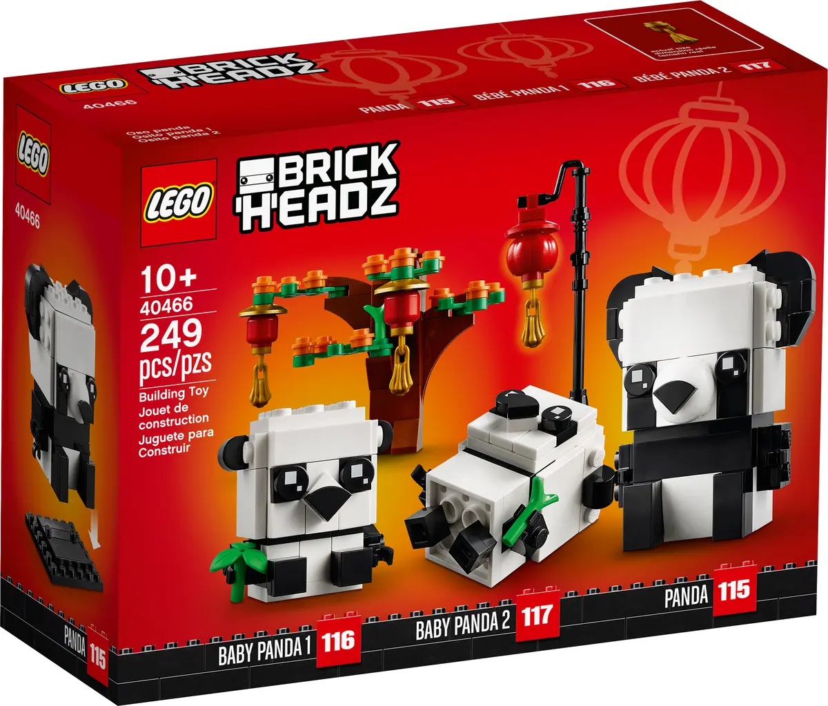 Lego Brickheadz: Pandas del Año Nuevo Chino - 40466