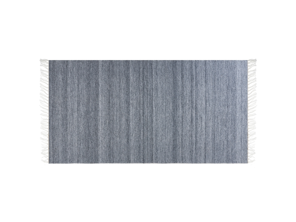 Alfombra BELIANI Malhia de Material sintético Gris 80x150