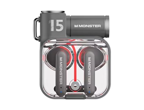 Auriculares Bluetooth 5.3 inalámbricos Klack AIRMARS XKT15 especial juegos, diseño único, Baja latencia - Gris
