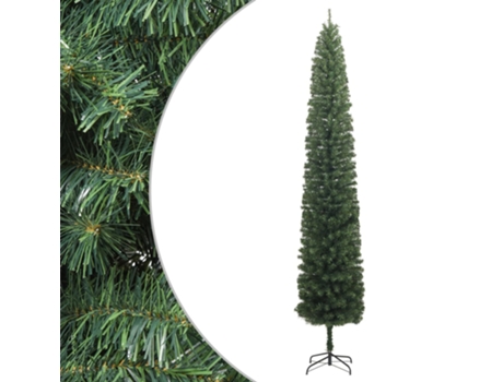 MAISON EXCLUSIVE - Árbol de Navidad estrecho con soporte PVC 270 cm