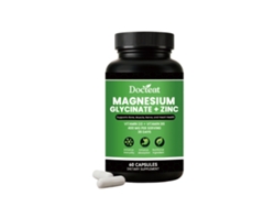 Cápsulas de magnesio y zinc Docteat para el apoyo óseo y el sistema inmunitario (suplemento diario)