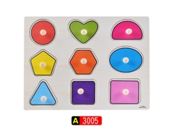 Juego de rompecabezas de formas Digitallab AHC5 (edad mínima 3 años)