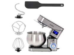 Batidora Amasadora Repostería Profesional, Robot Cocina Orbital, 5l, 6 Velocidades, Acero Inox. Mesko Ms4228 Plata