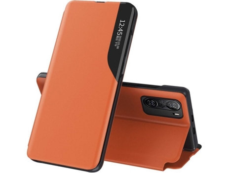 Funda Xiaomi Redmi K40/K40 Pro/K40 Pro Plus/Poco F3 LMOBILE View Elegant (Naranja)