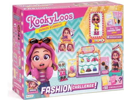 Muñeca MAGICBOX Kookyloos Fashion Challenge Playset (Edad Mínima: 3 años)