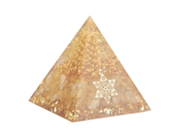 Pirámide De Orgonita De 6 Cm, Generador De Energía, Alambre De Cristal, Decoración Hecha A Mano, Energía Positiva, Riqueza Y Éxito.