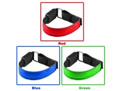 2026rebe-bracelete Led Recarregável Usb Para Corrida, Ciclismo Segurança Noturna, Equipamento Esportivo