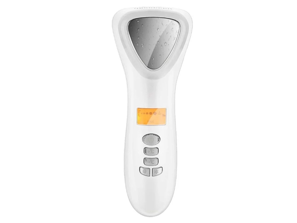 Instrumentos de belleza: radiofrecuencia y microcorriente que ayudan a eliminar el acné blanco.