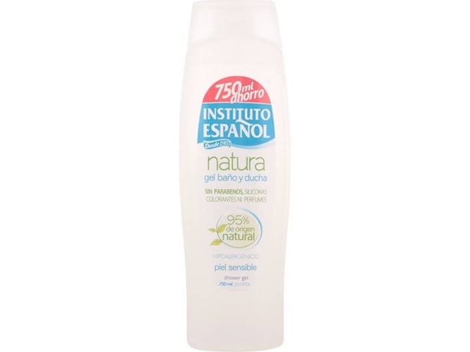 Gel de Baño INSTITUTO ESPAÑOL Natura Piel Sensible (750 ml)
