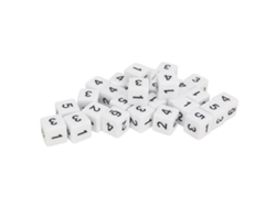 Dados Plásticos (educação Matemática, Jogos De Mesa)