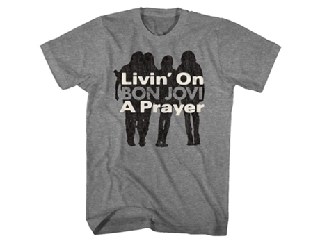 Camiseta ROCKINSTONE Bon Jovi Livin On A Prayer (S)