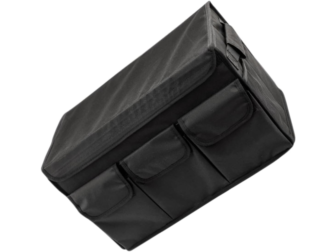 Organizador De Maletero Oxford Negro, Caja De Almacenamiento Espaciosa, Se Adapta A Maleteros, Ahorra Espacio.