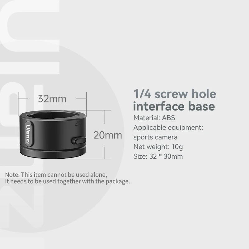 Adaptador de base de trípode para GoPro Hero13-7, Insta360 X2 y DJI Pocket 3, accesorio para cámara de acción