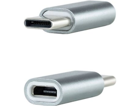 Cable NANOCABLE S0233450 (Micro USB - Gris)
