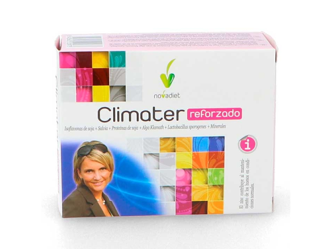 Complemento Alimentar NOVADIET Climater Reforzado 60 Cápsulas (100 g)