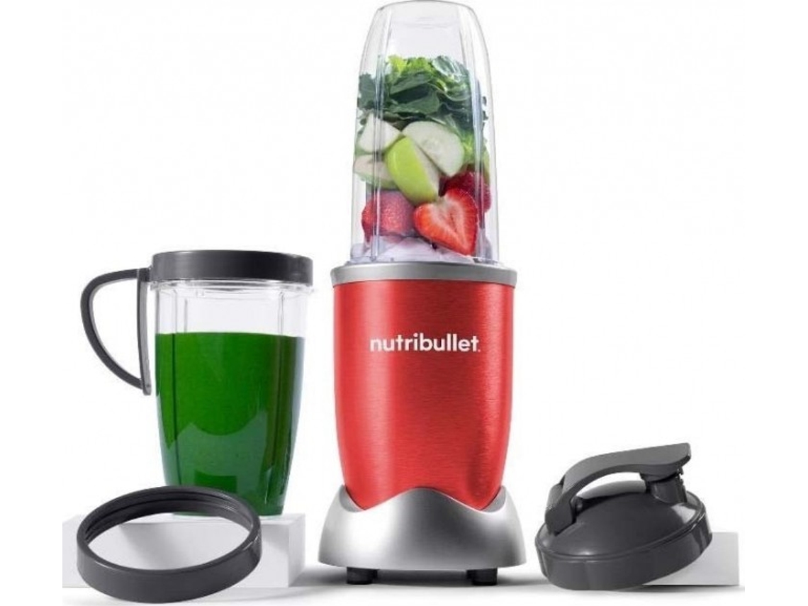NB907R 0,9 l Liquidificadora 900 W Vermelho, Prateado NUTRIBULLET