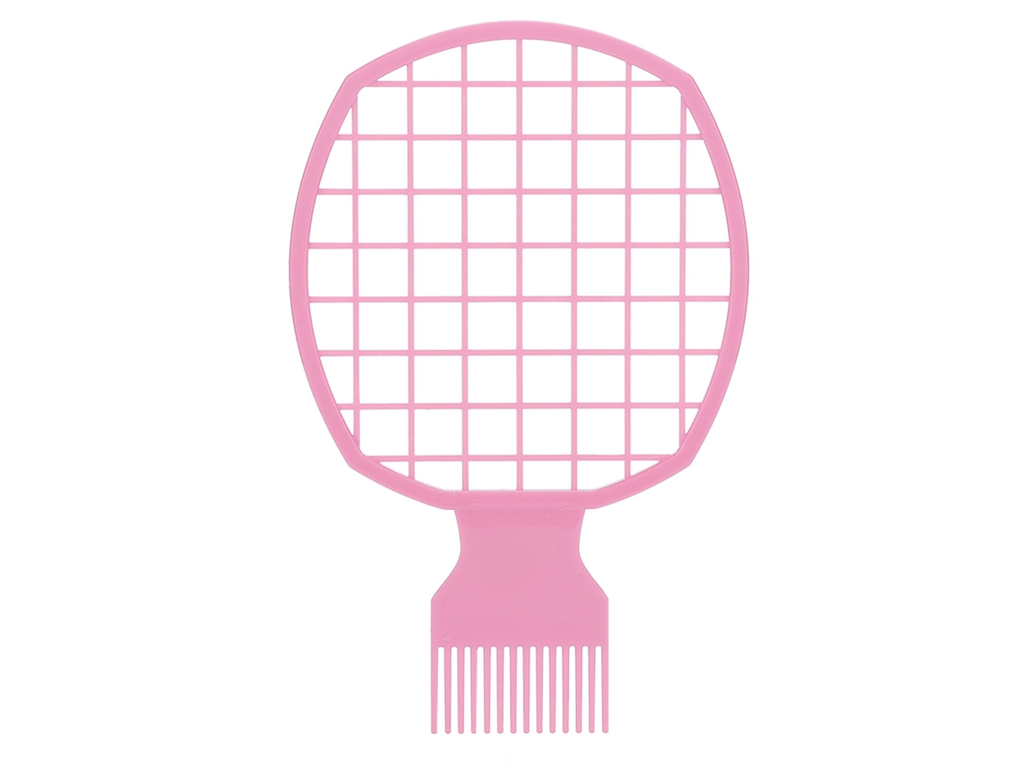 2026 - Pente Afro para Cabelos Cacheados em Formato de Rede, Ferramenta de Cabeleireiro, Cor Rosa