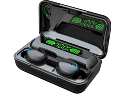 Auriculares Bluetooth True Wireless GETEK AVM4 (In Ear - Micrófono - Negro)