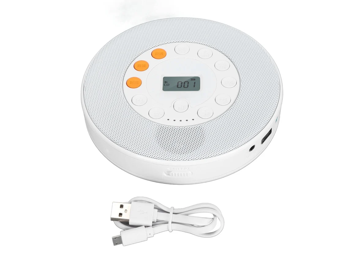 Cd Player EOOCOO (com Alto falantes, Anti pulo de Carro)