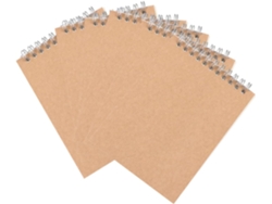Juego De 12 Cuadernos Kraft, Cuadernos Con Espiral Para Oficina Y Escuela, Cuadernos Para Estudiantes