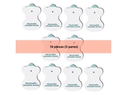 (10 Piezas) Estimuladores Musculares Eléctricos Con Almohadillas De Electrodos