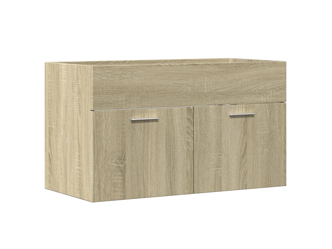 Maison Exclusive - Mueble De Lavabo De Baño Madera Roble Sonoma 90x38,5x46 Cm