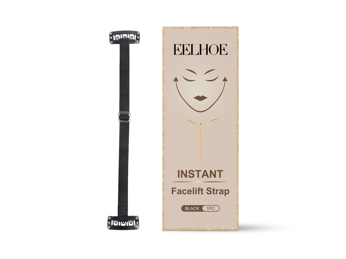 Vendaje facial reafirmante antiedad para una piel más joven y tonificada.
