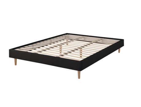 MERCADO DO COLCHÁO Kit de Madera 160 x 200 - Negro