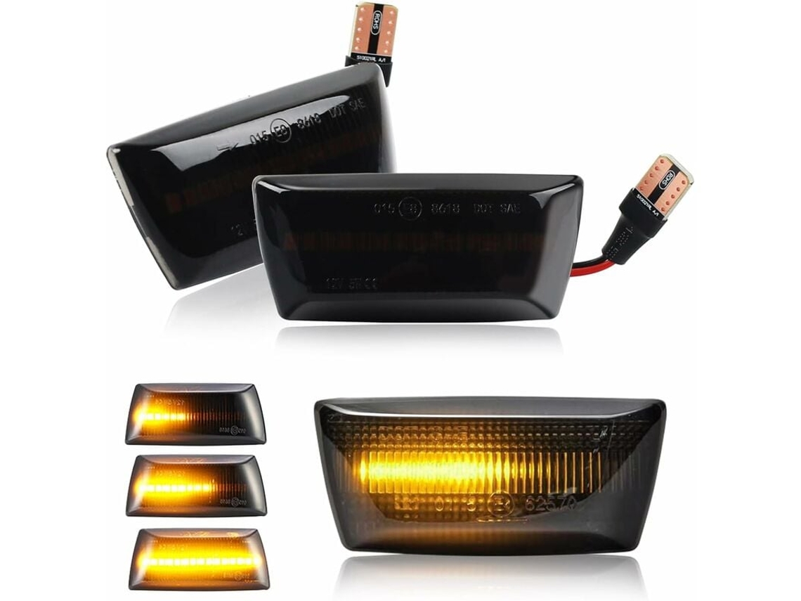 Señal de giro Led dinámica derecha para Vauxhall Opel Adam Astra H Corsa D Corsa E Insignia A Meriva B Zafira