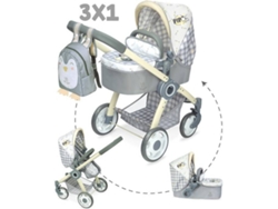 MuÃÂÃÂÃÂÃÂ±eca DE CUEVAS TOYS Pipo Coche MuÃÂÃÂÃÂÃÂ±eca 3X1 Plegable (Edad MÃÂÃÂÃÂÃÂ­nima: 3 AÃÂÃÂÃÂÃÂ±os)
