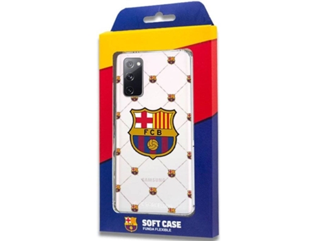 Funda para Samsung Galaxy S20 FE F.C. BARCELONA Blanco