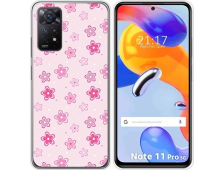 Carcasa Xiaomi Redmi Note 11 Pro TUMUNDOSMARTPHONE Dibujos Flores Multicolor