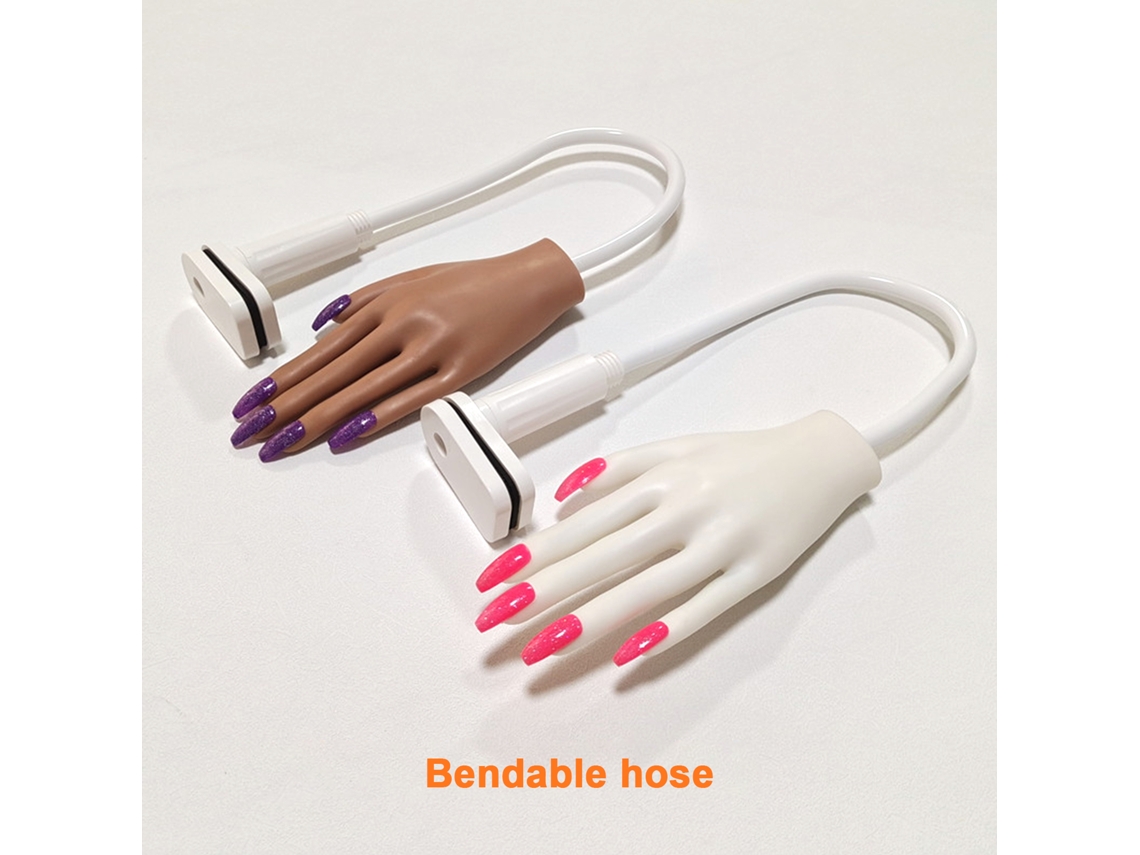 Modelo De Dedo Falso Para Arte De Uñas Mano De Práctica Mano Flexible Simulada Para Manicura