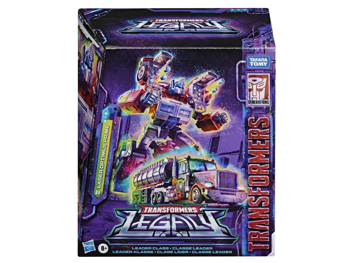 Transformers TRANSFORMERS Generations Legacy Série Leader G2 Universe Laser Optimus Prime (Edad Mínima Recomendada: 8 años - 10,16x26,67x22,23)